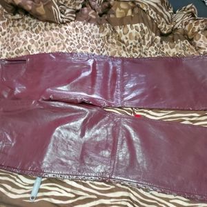 Ashley Stewart Genuine Leather Pants size 18